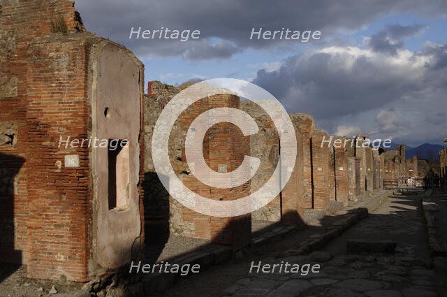 Ruins, Pompeii, Italy, 2009. Creator: LTL.