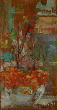 Composition with Nasturtiums, c1906. Creator: Olga Boznanska.