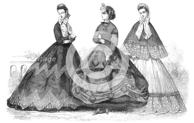 Paris fashions for September, 1864. Creator: Unknown.