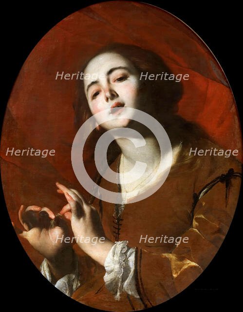 The Singer, 1650. Creator: Cavallino, Bernardo (1616-1656).