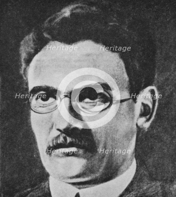 Ber Borochov (1881-1917), Russian, Jewish, Socialist, Zionist writer and thinker. Artist: Unknown