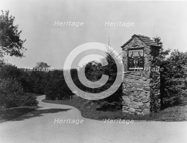 "Surprise Valley Farm," Arthur Curtiss James property, Beacon Hill Road, Newport, Rhode Island, 1917 Creator: Frances Benjamin Johnston.