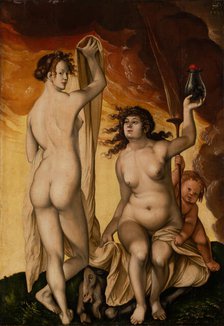 Two Witches, 1523. Creator: Hans Baldung.