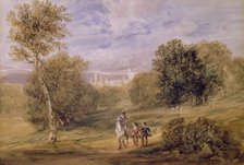 Haddon Hall from the Park, 1831. Creator: David Cox the Elder.