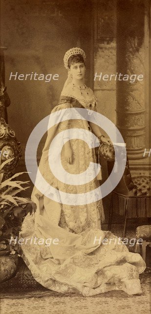 Portrait of Grand Duchess Elizaveta Fyodorovna (1864-1918), Princess Elizabeth of Hesse and by Rhine