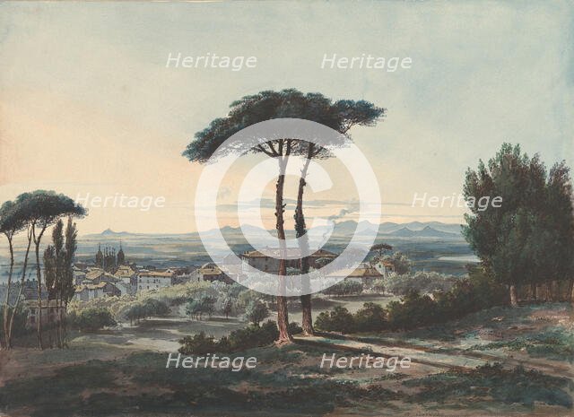 Frascati, Near Rome, 1819. Creator: William Cowen.