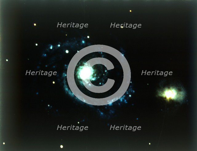 Whirlpool Galaxy in Canes Venatici. Creator: NASA.