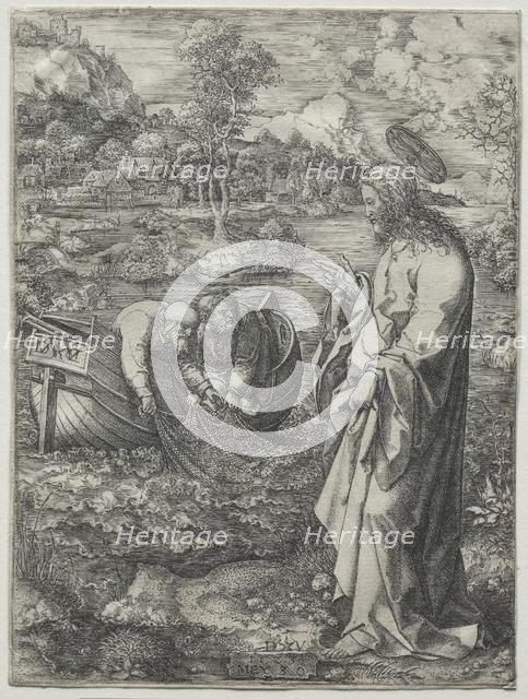 Jesus Calling to St. Peter and St. Andrew, 1523. Creator: Dirk Vellert (Netherlandish, 1480/85-1547).
