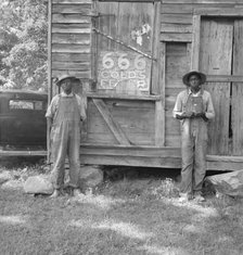 Two tenant farmers, Chatham County, North Carolina, 1939. Creator: Dorothea Lange.