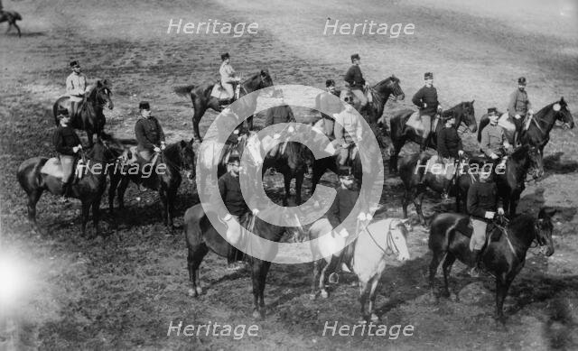 Austria - Infantry officers, between c1910 and c1915. Creator: Bain News Service.