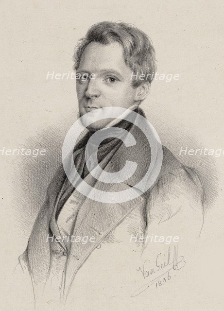 Portrait of the composer Henri Brod (1799-1839), 1836.