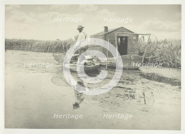 An Eel-Catcher's Home, 1886. Creator: Peter Henry Emerson.