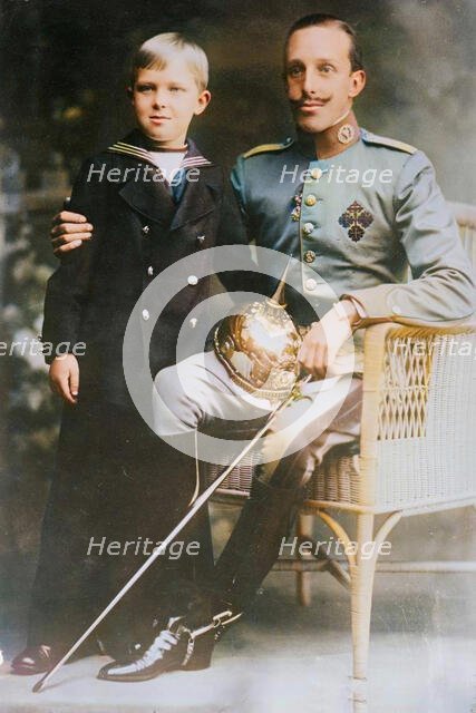 King and Crown Prince of Spain, 1915, 1915. Creator: Bain News Service.