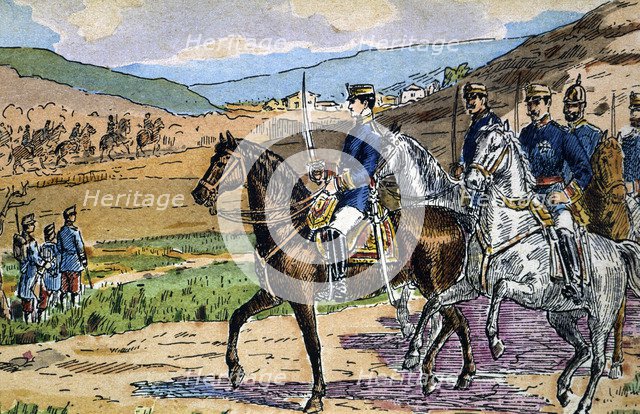 Proclamation of Alphonse XII as king of Spain on 29 December 1874 in Sagunto.