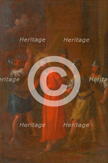 Jesus Carries His Cross. Study for the Stations of the Cross II, before 1781. Creator: Istvan Schaller.