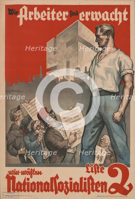 We workers have awakened, 1932. Creator: Albrecht, Felix (active 1932-1941).