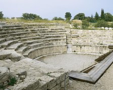 Ruins of Bouleuterion (council house), Troy, Turkey, 2005. Creator: Unknown.