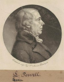 Leven Powell, 1800. Creator: Charles Balthazar Julien Févret de Saint-Mémin.