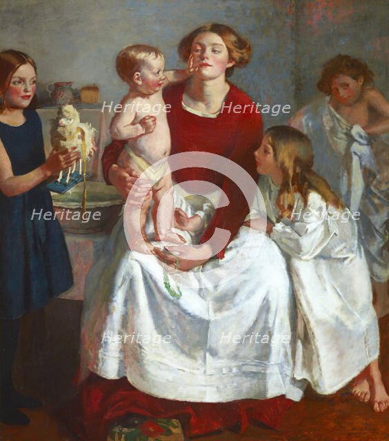 After the bath,  1910-1911. Creator: Henry Tonks.