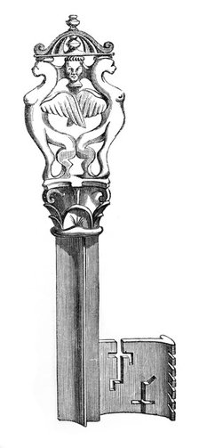A key, 13th century, (1870). Artist: Unknown