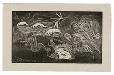 L’univers est créé (The Universe Is Being Created), from th..., 1893–94, printed and published 1921. Creator: Paul Gauguin.