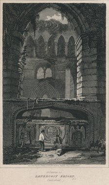 'Interior of Lanercost Priory. Cumberland', 1814. Artist: John Greig.