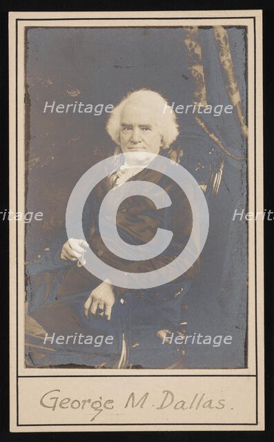 Portrait of George Mifflin Dallas (1792-1864), Before 1864. Creator: Unknown.