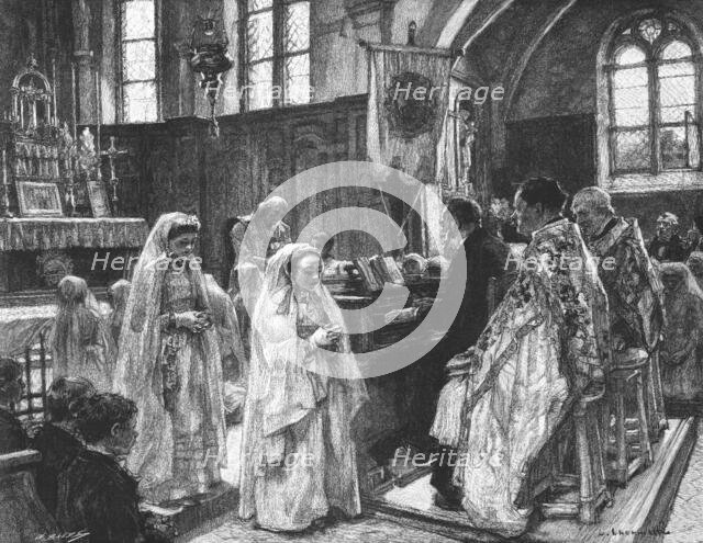 "The First Communion" after M Lhermitte, 1891', 1891. Creator: Unknown.