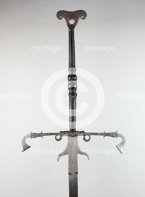 Two-Handed Sword for the Bodyguard of Julius, Duke of Brunswick-Lüneburg..., Germany, 1573. Creator: Unknown.