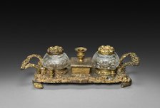 Inkwell Set, 1825-1850. Creator: Unknown.