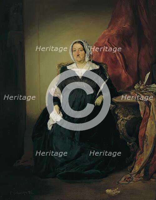 Elisabeth Imrédy, noblewoman of Omorovicze, 1848. Creator: August von Pettenkofen.