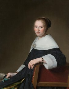 Portrait of Maria van Strijp, 1652. Creator: Jan Verspronck.