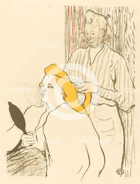 The Hairdresser - Program for the Théâtre Libre (Le coiffeur - Programme du Théâtre Libre), 1893. Creator: Henri de Toulouse-Lautrec.