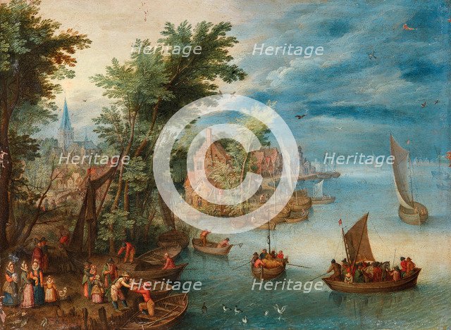 River landscape, c.1630.