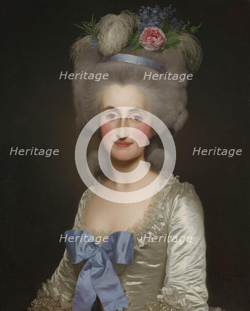 Anne Jacqueline Sophie de Malartie, 1781. Creator: Alexander Roslin.