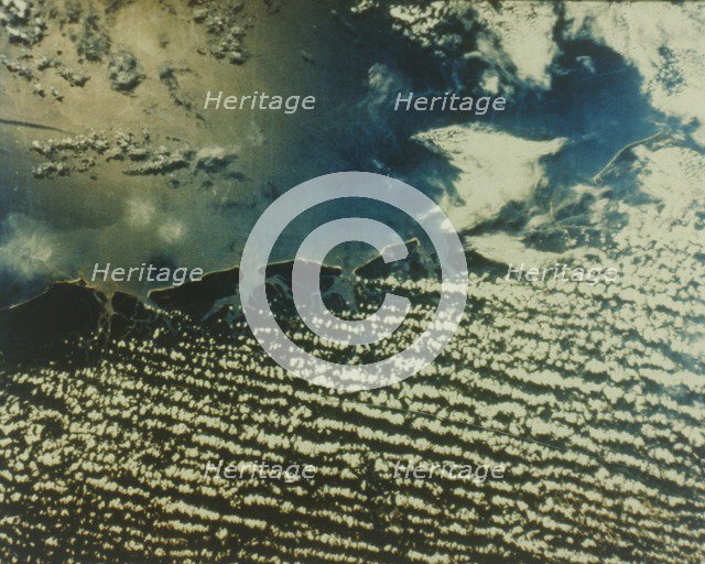 Earth from space - east coast of the USA, c1980s. Creator: NASA.