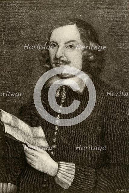 'Picture of Edward Winslow, in Puritan dress', 1644, (1937). Creator: Unknown.