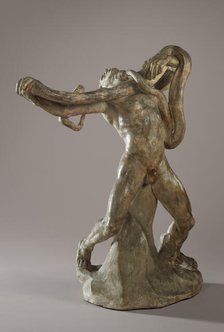 Man With Serpent, 1885. Creator: Auguste Rodin.