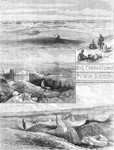 The Excavations of Pithom-Succoth: A Buried City of the Exodus, 1883.  Creator: Unknown.