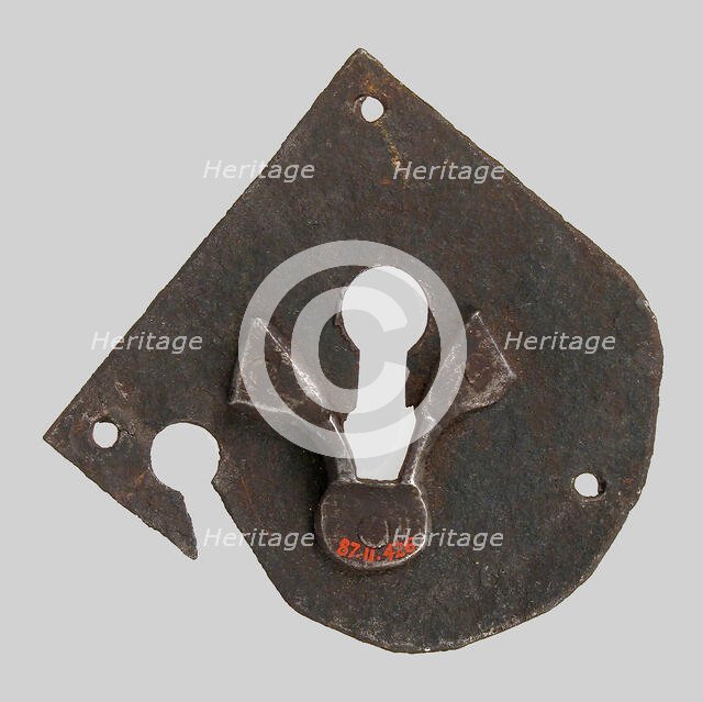 Escutcheon plate, German, 15th century. Creator: Unknown.