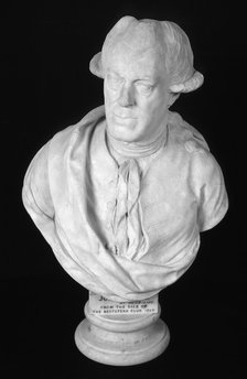 Bust of John Wilkes, 18th century English journalist and politician, c1761. Creator: Louis Francois Roubiliac.