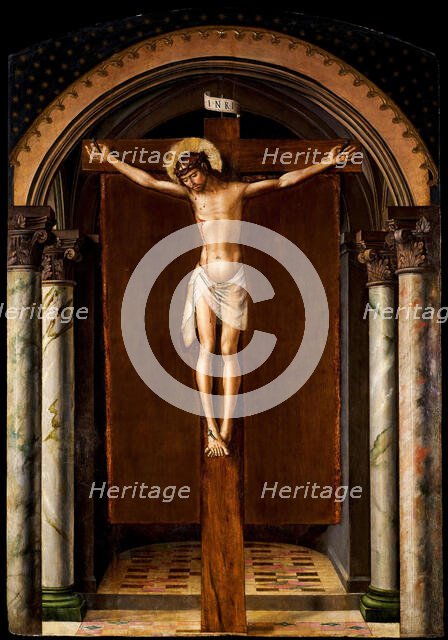 Christ on the cross, c1493-1498. Creator: Berruguete, Pedro (1450-1503).