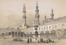 22. Cour de la Mosquée el Ahzar, au Kaire, 1843. Creator: Joseph Philibert Girault De Prangey.