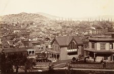 San Francisco, from Rincon Hill, 1864, printed ca. 1876. Creator: Carleton Emmons Watkins.