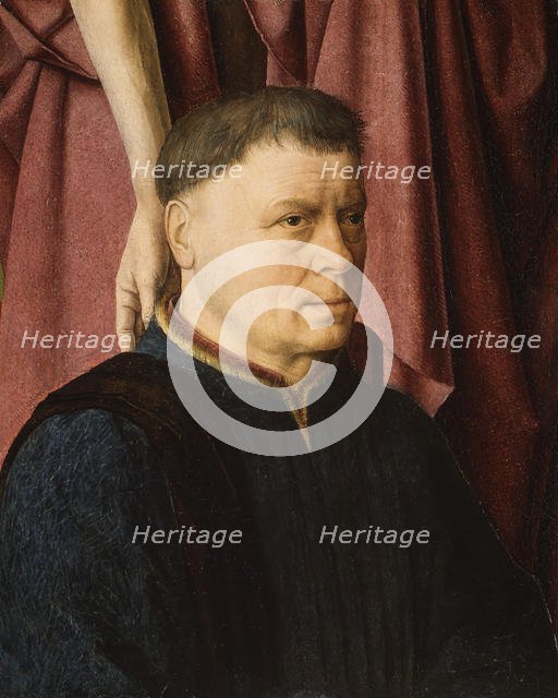 A Donor Presented by a Saint, ca. 1460-65. Creator: Circle of Dieric Bouts (Netherlandish, ca. 1460-65).