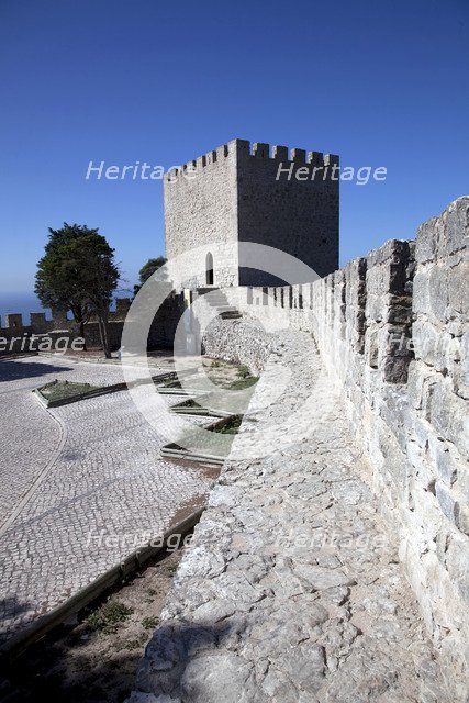 The fortress at Sesimbra, Portugal, 2009. Artist: Samuel Magal