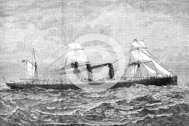 The new Cunard steam-ship Servia, 1881. Creator: Unknown.
