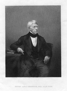 Henry Peter Brougham, Baron Brougham and Vaux, Scottish-born British jurist and politician. Artist: Anon