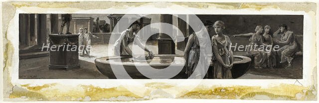 The Wide-Spreaded Night Above Her Towers, 1885. Creator: Will H. Low.