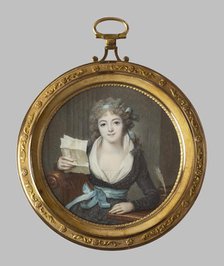 Mademoiselle de Montbrizon, 1795. Creator: Francois Dumont.